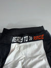 KTM Black White & Orange Genuine Leather Armoured Racing Pants Knee Padded (W:38|L:36)