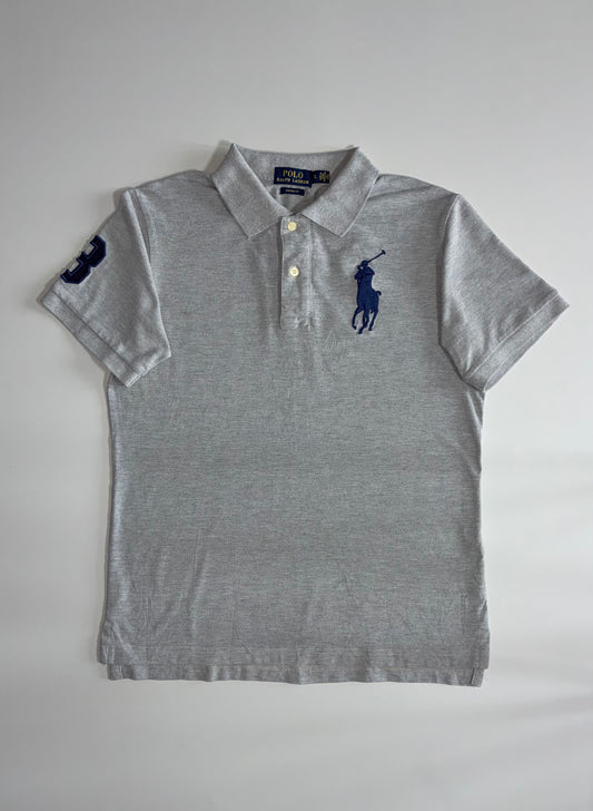 Polo Ralph Lauren Big Pony Custom Fit Polo – Heather Grey (L)