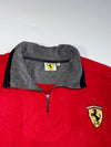 Vintage Ferrari Red Half-Zip Fleece Pullover – (2XL)
