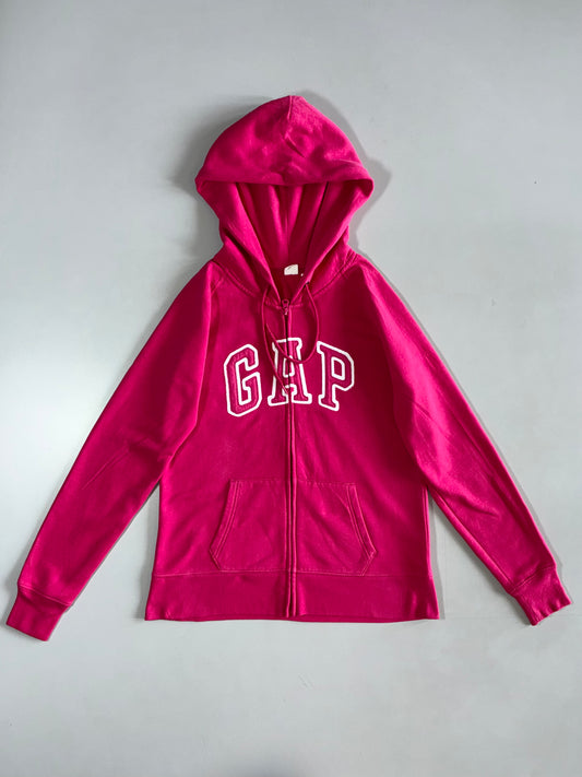Gap Zip Hoodie Hot Pink Arch Logo Women’s (S/M)