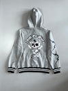 DDD Double Diamond | Grey Lightning Logo Zip Hoodie | (S/M)