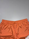 Vintage Nike Big Swoosh Orange Flow Shorts (W:32) (L:17)