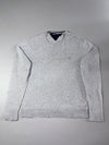 Tommy Hilfiger Cotton Linen Crewneck Sweater – Heather Grey (XL)