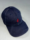 Polo Style Navy Cap – Red Pony Embroidery (Adjustable)