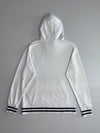 Champion Striped-Trim Pullover Hoodie White (L)