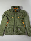 Superdry JPN Military Field Jacket – Olive Sherpa-Lined Multi-Pocket (L)