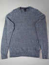 Tommy Hilfiger Tailored Premium Lambswool Crewneck Sweater – Marled Navy (S/M)