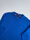 Tommy Hilfiger Royal Blue Pima Cotton Cashmere Crewneck Sweater (L)