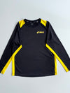 Asics Long Sleeve Training Jersey – Black/Yellow (S)