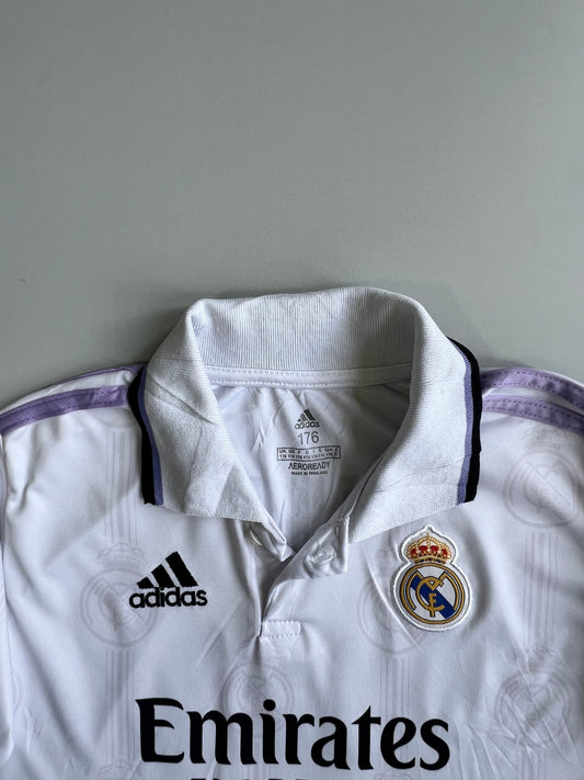 Adidas Real Madrid 2022/23 Home Jersey Vini Jr #20 La Liga HeatRdy Emirates (S)