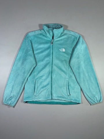 The North Face Teal Sherpa Fleece Full-Zip Jacket (XL)