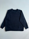 Adidas Black 3-Stripes Crewneck Sweatshirt (2XL)
