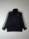 Adidas Essentials Black 3-Stripe Track Jacket (XL)