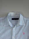 Ralph Lauren Blue Striped Button-Down Shirt (L)