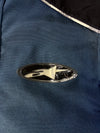 Vintage Alpinestars Navy Reflective Motorcycle Jacket Paded (L)