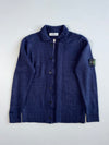 Stone Island Navy Knit Zip Cardigan(S)