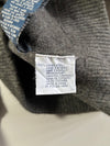 Vintage 90s Polo by Ralph Lauren Charcoal Full Zip Knit Sweater (S)