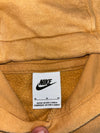 Nike Club Fleece Embroidered Swoosh Hoodie – Mustard Yellow (L)