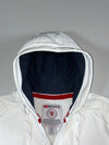 Geographical Norway White Flag Anorak Hoodie (S)