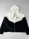 Nike Sherpa Fleece Hoodie – Black & White Women’s (M)
