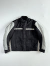 Vintage Kamo Bikewear Black & Grey Motorcycle Jacket Paded (L)