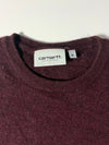 Carhartt WIP Burgundy Knit Crewneck Sweater (M)