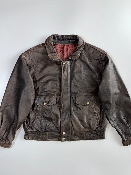 Premium Original Leather Jacket (2XL)