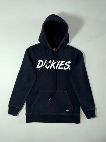 Vintage Dickies Black Spell Out Logo Hoodie (S)