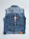 Jack & Jones Vintage Distressed Denim Vest (L)
