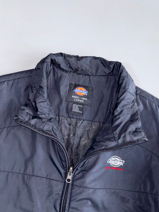 Vintage Dickies EST. 1922 Black Quilted Puffer Jacket (M/L)