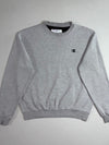 Champion Eco Small Logo Crewneck Sweatshirt – Heather Grey (L/XL)