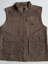 AVOQ Utility Mesh Vest – Olive Khaki Multi-Pocket Fishing Vest (L)
