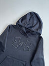 Under Armour Big Logo Fleece Hoodie – Black (S)