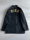 Nike Basketball Vintage Field Jacket Black Gold Swoosh (XL)