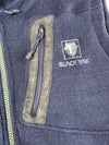 Black Yak | Navy Knit Fleece Zip Vest |(M)