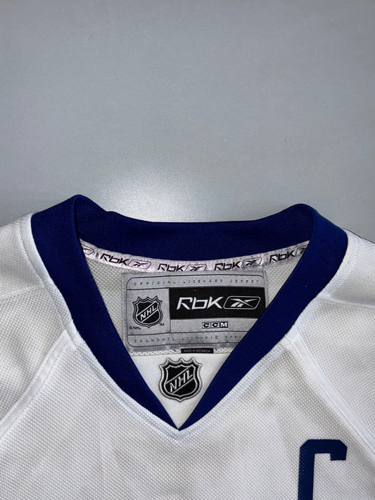 Reebok | NHL Toronto Maple Leafs Captain Hockey Jersey | White (2XL)