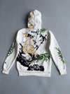 Nippon Blue Japanese Tiger Embroidered Rare Statement Piece (M)