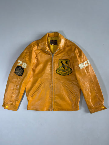 University of Waterloo Varsity Leather Jacket (S)