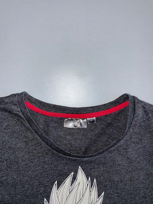 Dragon Ball Z Vegeta “Prince of Saiyans” Graphic Tee in Charcoal Grey (M)