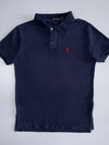 Polo Ralph Lauren Navy Pique Polo – Custom Slim Fit (M)