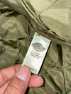 Dickies Quilted-Lined Canvas Work Jacket — Washed Olive Green (L)