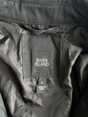 River Island Black Utility Overshirt Jacket (M)