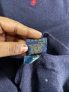 Polo Ralph Lauren Navy Merino Wool V-Neck Sweater (S)