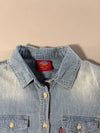 Dickies Light Wash Denim Western Shirt Woman’s (S)