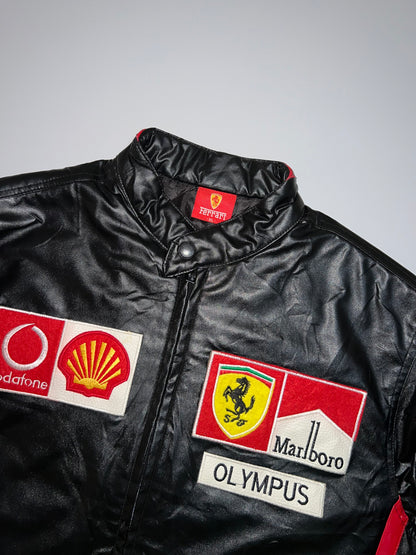 Z F1 Racing Jacket Original Leather Jacket (RARE FIND) (M/L)