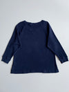 Ralph Lauren Navy Raglan Crewneck Sweatshirt with Red Pony  woman’s – (L)