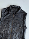 ZSuper Premium Original Pure Leather Vest Jacket (L/XL)
