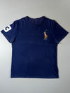 Polo Ralph Lauren Big Pony #3 Crew Neck T-Shirt – Navy Blue (XL)