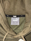 Puma Olive Green Big Logo Pullover Hoodie (S)