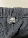 Roots Canada Embroidered Beaver Logo Fleece Joggers – Black (W:32) (L:43)